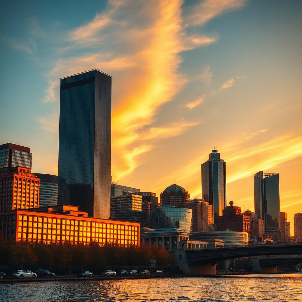 Metro Detroit, Michigan skyline